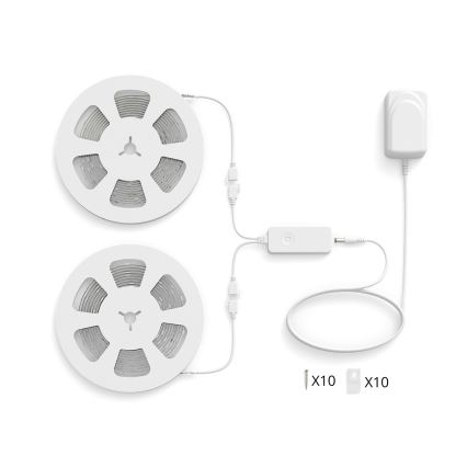 Philips - LED RGBIC prigušiva traka SMART STRIP 20m LED/36W/230V 2700-6500K Wi-Fi