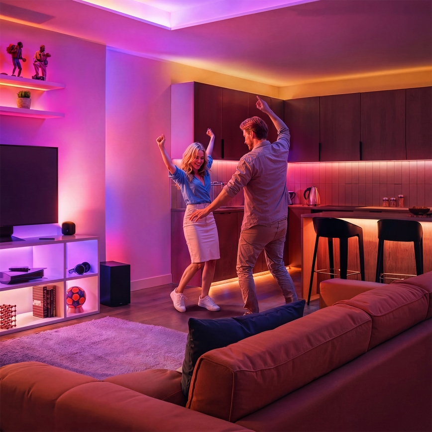 Philips - LED RGBIC traka SMART STRIP s mogućnošću prigušivanja 3m LED/13W/230V 2700-6500K Wi-Fi