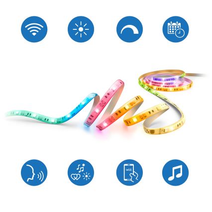 Philips - LED RGBIC traka SMART STRIP s mogućnošću prigušivanja 3m LED/13W/230V 2700-6500K Wi-Fi
