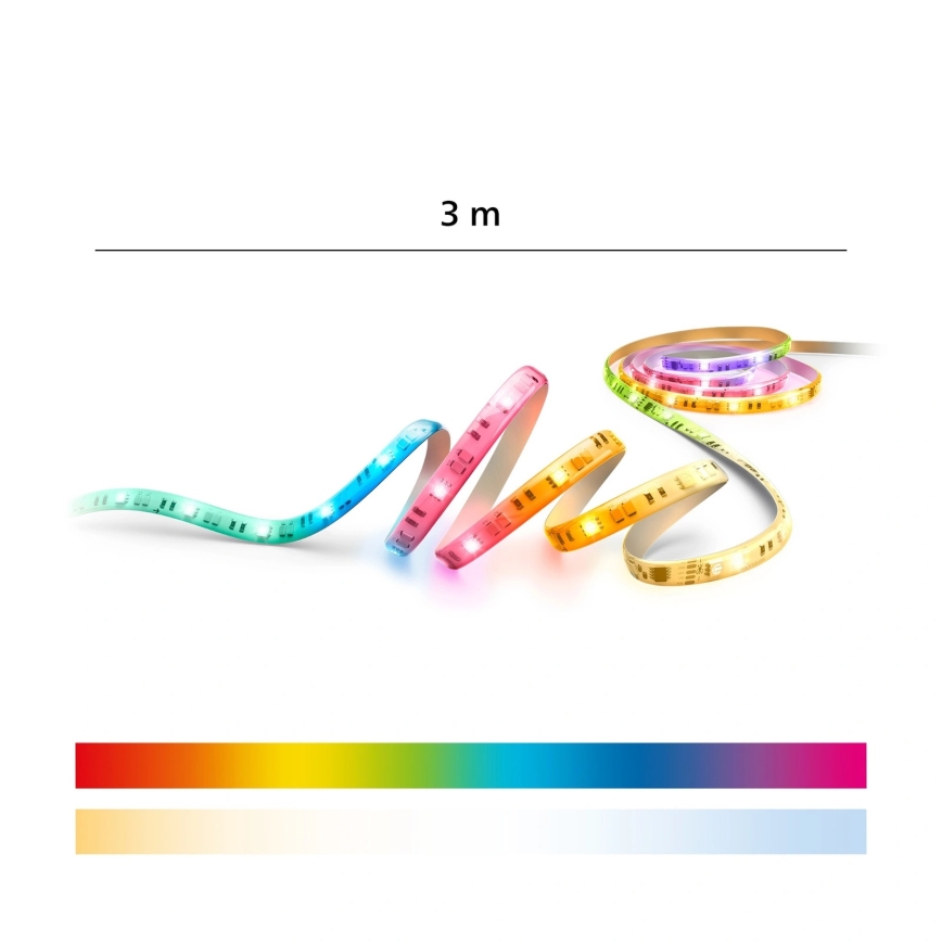 Philips - LED RGBIC traka SMART STRIP s mogućnošću prigušivanja 3m LED/13W/230V 2700-6500K Wi-Fi