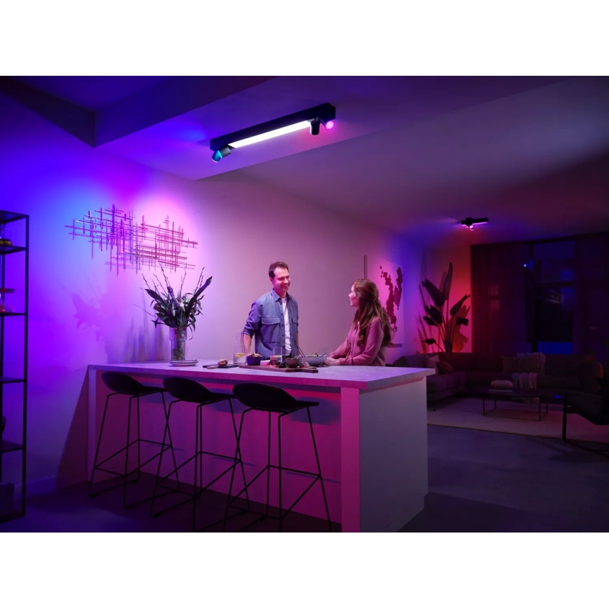 Philips - LED RGBW prigušivo ugradbeno svjetlo Hue CENTRIS 4xGU10/4,2W/230V + LED/11W 2000-6500K