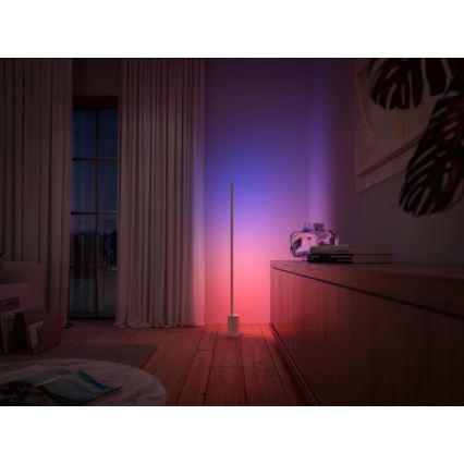 Philips - LED RGBW Prigušiva podna lampa Hue SIGNE LED/29W/230V 2000-6500K bijela