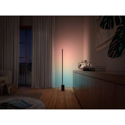 Philips - LED RGBW Prigušiva podna lampa Hue SIGNE LED/29W/230V 2000-6500K crna