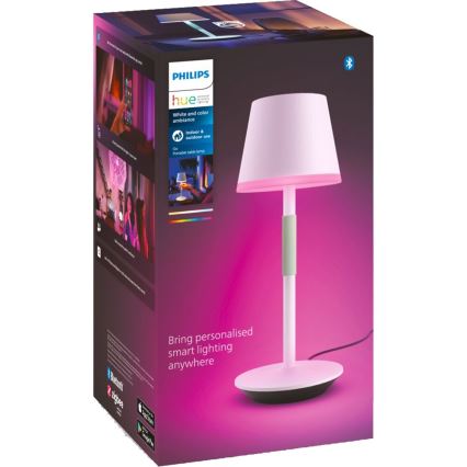 Philips - LED RGBW Prigušiva vanjska lampa na dodir Hue GO LED/6,2W/230V 2000-6500K IP54