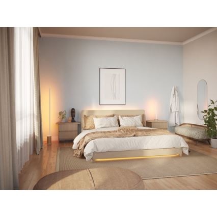 Philips - LED RGBW Prigušiva podna lampa Hue SIGNE LED/29W/230V 2000-6500K bež
