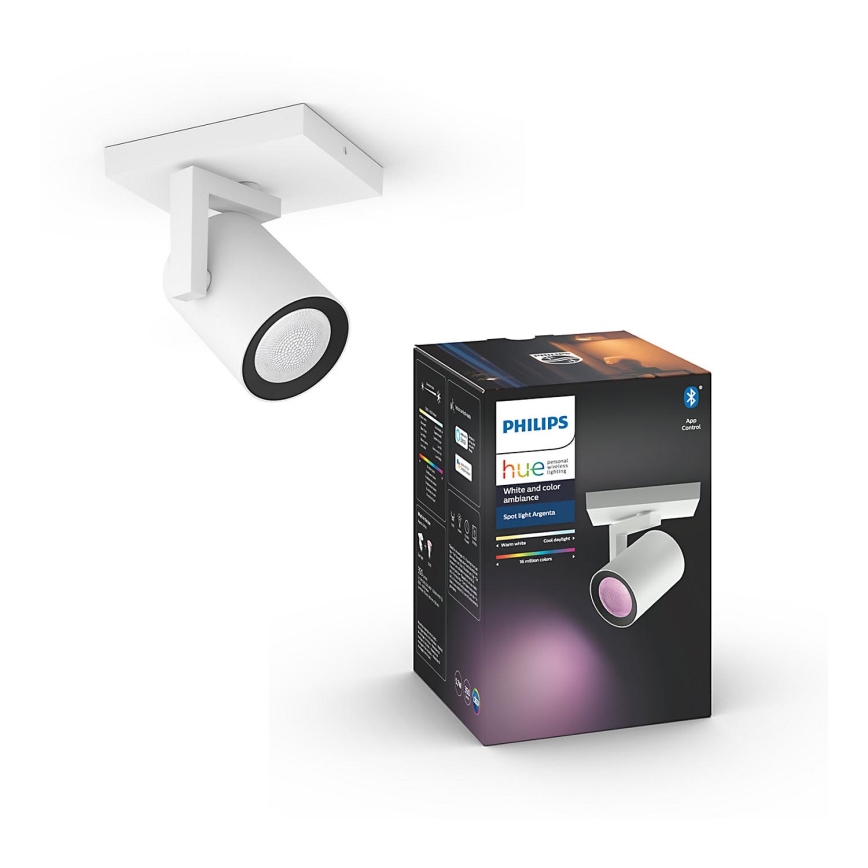 Philips - LED RGBW Prigušiva reflektorska svjetiljka Hue ARGENA 1xGU10/5,7W/230V