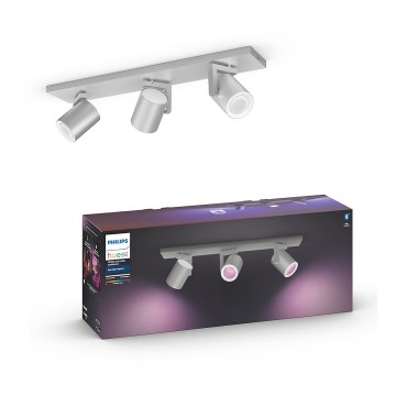 Philips - LED RGBW Prigušiva reflektorska svjetiljka Hue ARGENA 3xGU10/5,7W/230V