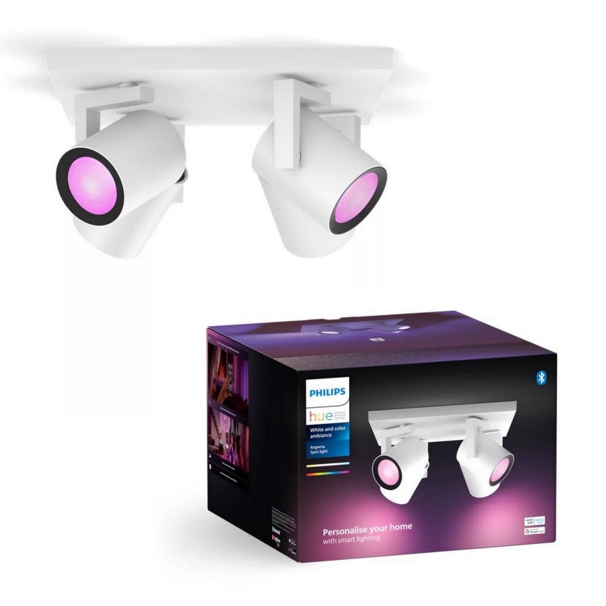 Philips - LED RGBW Prigušiva reflektorska svjetiljka Hue ARGENTA 4xGU10/4,2W/230V 2000-6500K