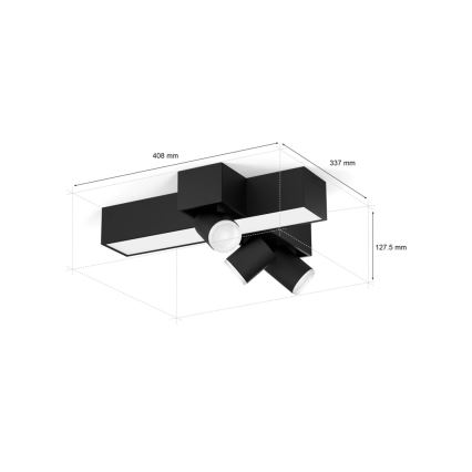 Philips - LED RGBW Prigušiva reflektorska svjetiljka Hue CENTRIS 3xGU10/4,2W/230V + LED/11W 2000-6500K