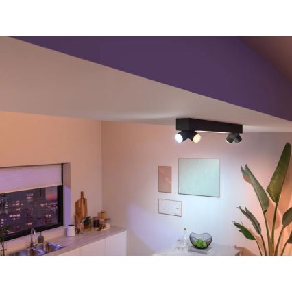 Philips - LED RGBW Prigušiva reflektorska svjetiljka Hue CENTRIS 4xGU10/4,2W/230V + LED/11W 2000-6500K