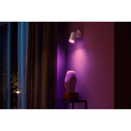 Philips - LED RGBW Prigušiva reflektorska svjetiljka Hue FUGATO 1xGU10/4,2W/230V 2000-6500K bijela