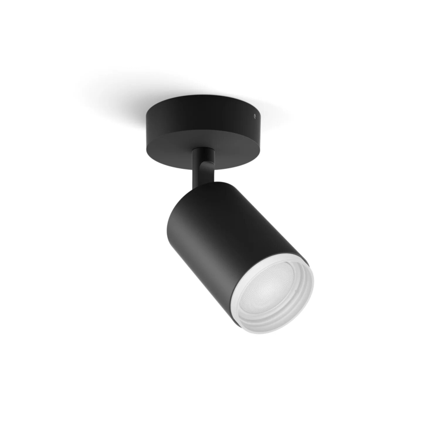 Philips - LED RGBW Prigušiva reflektorska svjetiljka Hue FUGATO 1xGU10/4,2W/230V 2000-6500K crna