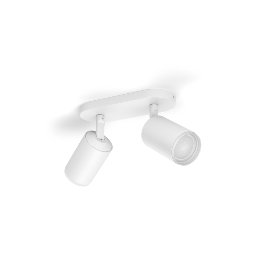 Philips - LED RGBW Prigušiva reflektorska svjetiljka Hue FUGATO 2xGU10/4,2W/230V 2000-6500K bijela