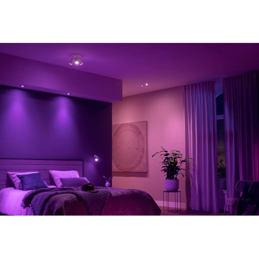Philips - LED RGBW Prigušiva reflektorska svjetiljka Hue FUGATO 3xGU10/4,2W/230V 2000-6500K bijela