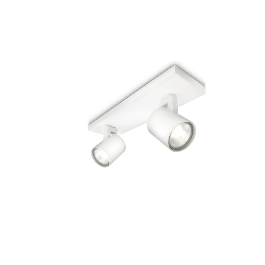 Philips - LED RGBW prigušiva spot svjetiljka RUNNER 2xGU10/6,5W/230V 2700-6500K bijela