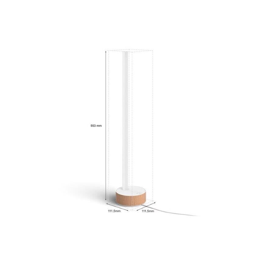 Philips - LED RGBW Prigušiva stolna lampa Hue SIGNE LED/11,8W/230V 2000-6500K