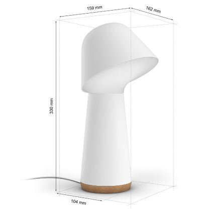 Philips - LED RGBW Prigušiva stolna lampa Hue TWILIGHT LED/13,4W/230V 2000-6500K