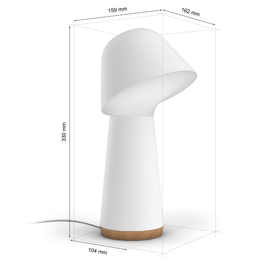 Philips - LED RGBW Prigušiva stolna lampa Hue TWILIGHT LED/13,4W/230V 2000-6500K
