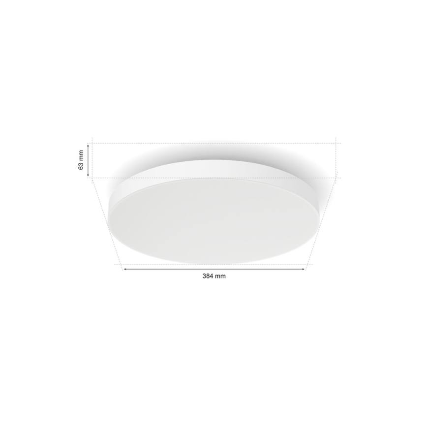 Philips - LED RGBW Prigušiva stropna svjetiljka Hue DATURA LED/48W/230V 2000-6500K