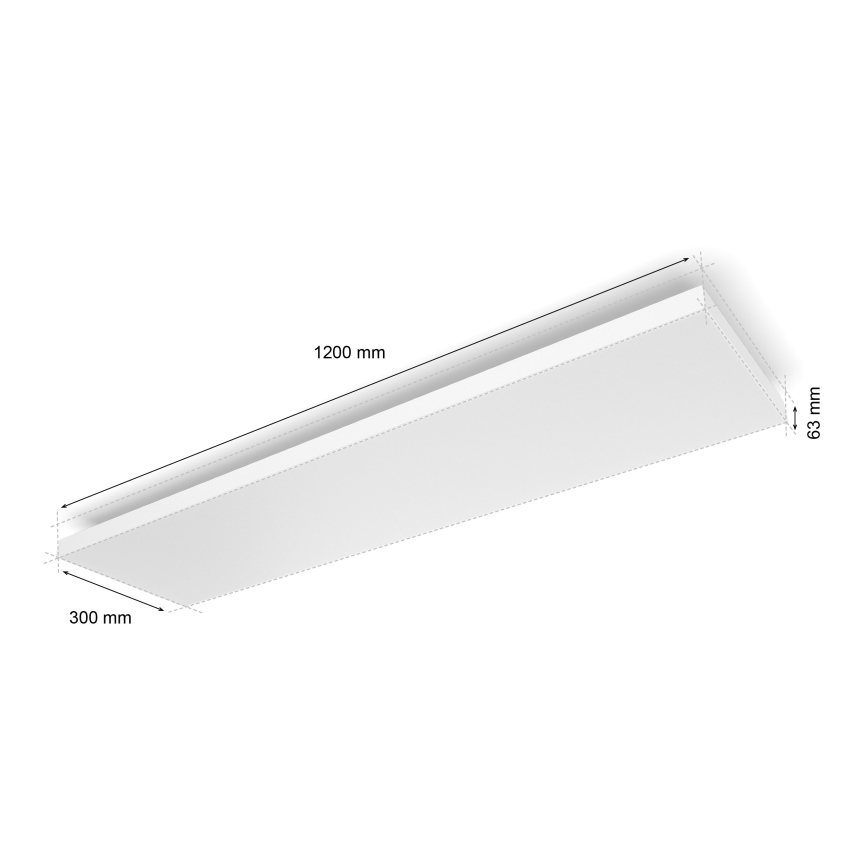 Philips - LED RGBW Prigušiva stropna svjetiljka Hue DATURA LED/67W/230V 2000-6500K