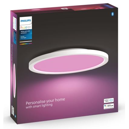 Philips - LED RGBW Prigušiva stropna svjetiljka Hue SURIMU LED/40W/230V