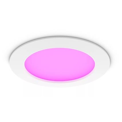 Philips - LED RGBW Prigušiva ugradbena svjetiljka za kupaonicu Hue SLIM LED/12W/230V IP44 2200-6500K