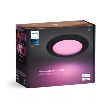 Philips - LED RGBW Prigušiva ugradbena svjetiljka za kupaonicu Hue SLIM LED/12W/230V IP44 2200-6500K