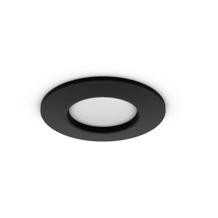 Philips - LED RGBW Prigušiva ugradbena svjetiljka za kupaonicu Hue SLIM LED/8,3W/230V 2000-6500K IP44 crna