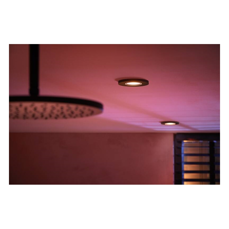Philips - LED RGBW Prigušiva ugradbena svjetiljka za kupaonicu Hue XAMENTO GU10/5,7W/230V IP44 2200-6500K