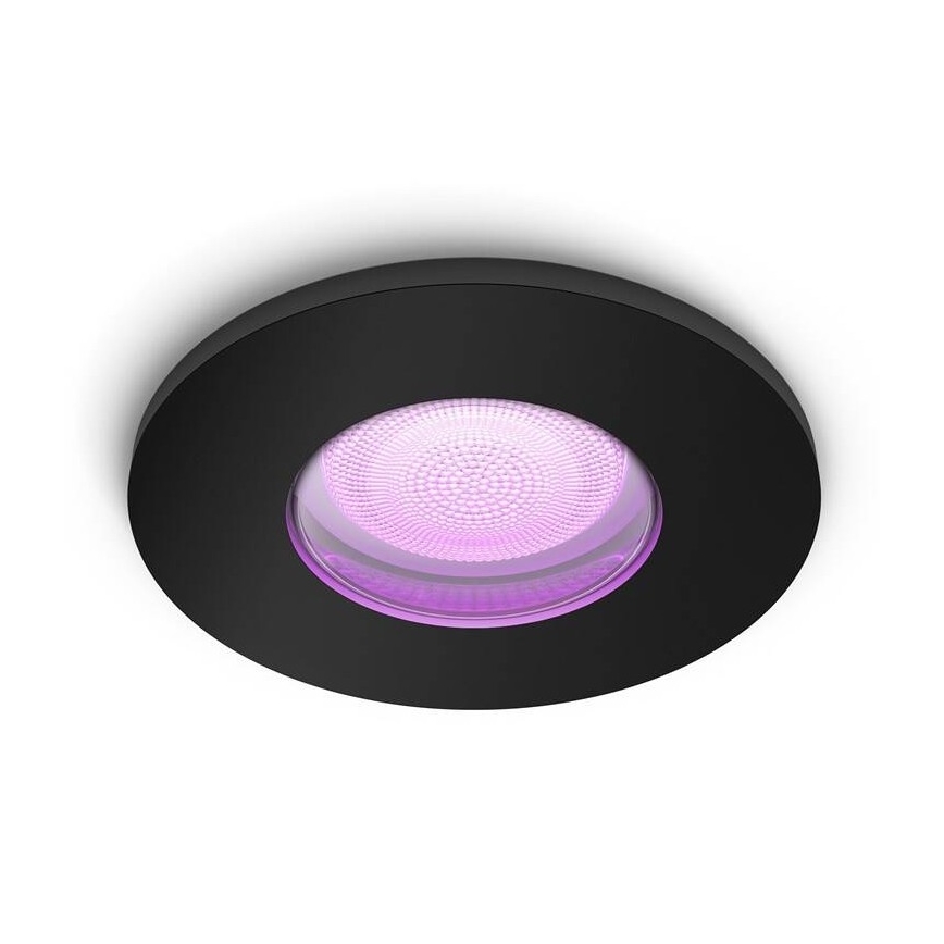 Philips - LED RGBW Prigušiva ugradbena svjetiljka za kupaonicu Hue XAMENTO GU10/5,7W/230V IP44 2200-6500K