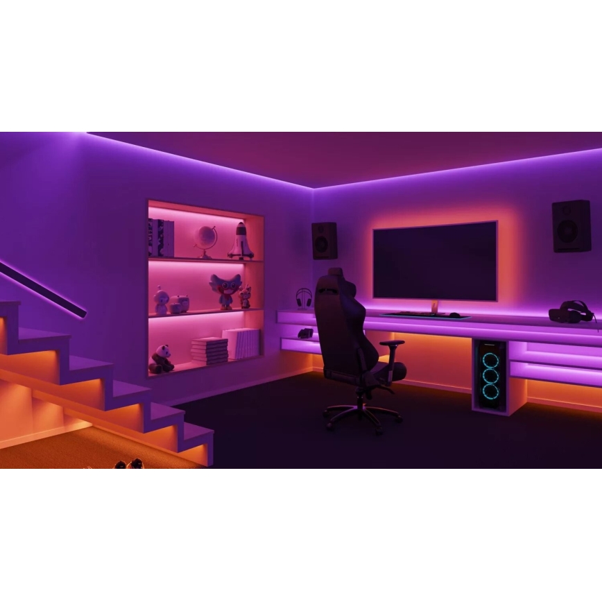 Philips - LED RGBW Prigušiva traka Hue WHITE AND COLOR AMBIANCE 10m LED/20W/230V 2000-6500K