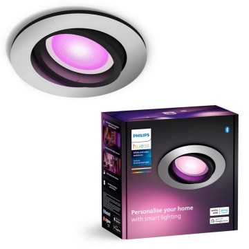 Philips - LED RGBW Prigušiva ugradbena svjetiljka Hue CENTURA 1xGU10/4,2W/230V 2000-6500K