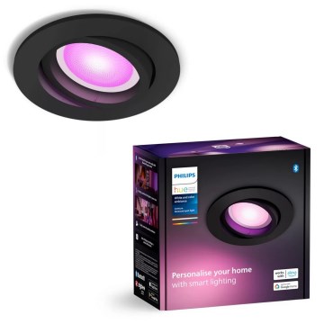 Philips - LED RGBW Prigušiva ugradbena svjetiljka Hue CENTURA 1xGU10/4,2W/230V 2000-6500K