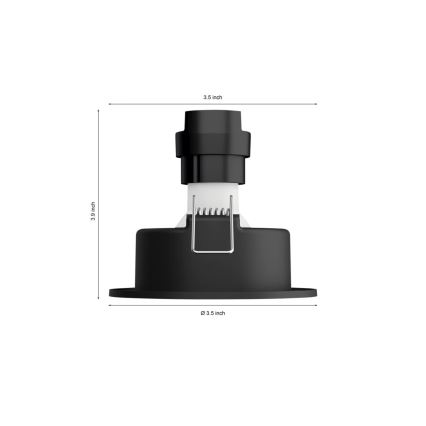 Philips - LED RGBW Prigušiva ugradbena svjetiljka Hue CENTURA 1xGU10/4,2W/230V 2000-6500K