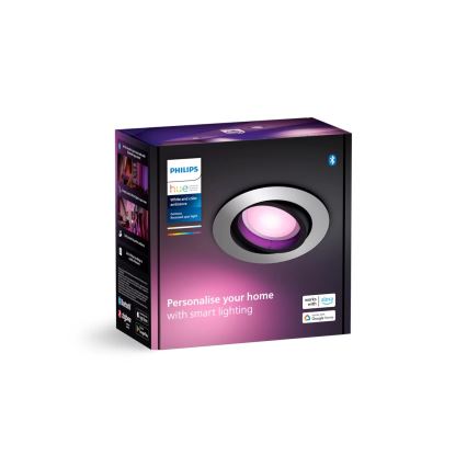 Philips - LED RGBW Prigušiva ugradbena svjetiljka Hue CENTURA 1xGU10/4,2W/230V 2000-6500K