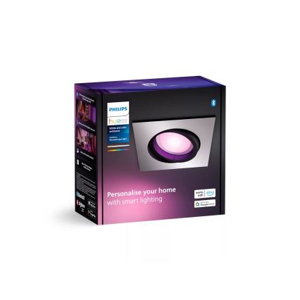 Philips - LED RGBW Prigušiva ugradbena svjetiljka Hue CENTURA 1xGU10/4,2W/230V 2000-6500K