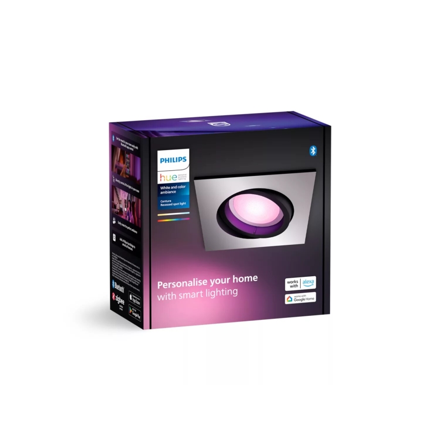 Philips - LED RGBW Prigušiva ugradbena svjetiljka Hue CENTURA 1xGU10/4,2W/230V 2000-6500K