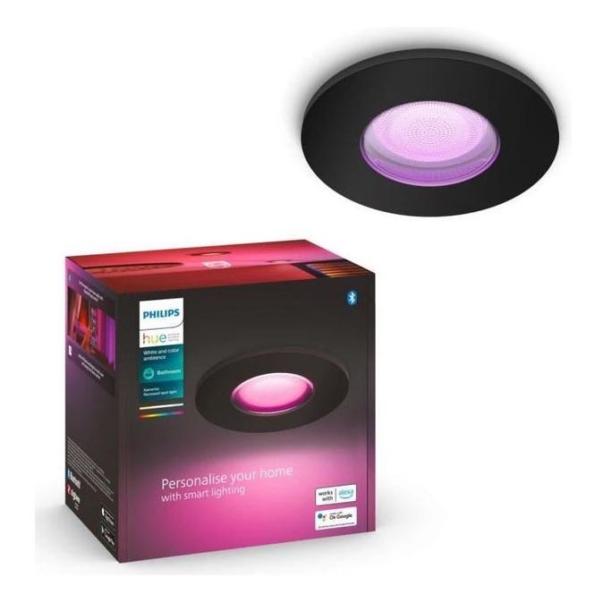 Philips - LED RGBW Prigušiva ugradbena svjetiljka za kupaonicu Hue XAMENTO GU10/5,7W/230V IP44 2200-6500K