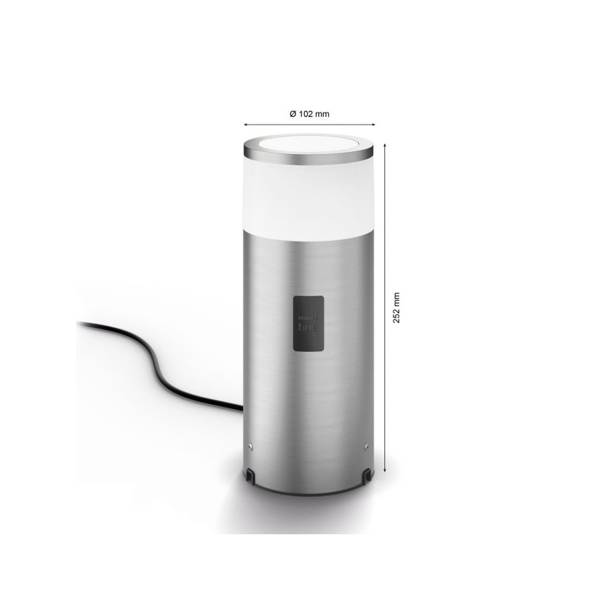 Philips - LED RGBW Prigušiva vanjska lampa Hue CALLA LED/8W/230V IP44