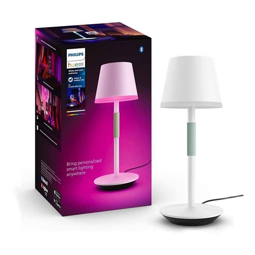 Philips - LED RGBW Prigušiva vanjska lampa na dodir Hue GO LED/6,2W/230V 2000-6500K IP54