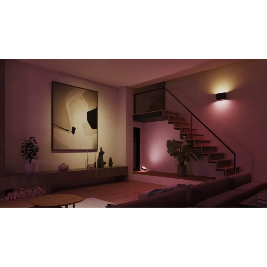 Philips - LED RGBW Prigušiva vanjska zidna svjetiljka Hue DYMERA 2xLED/10,2W/230V 2000-6500K IP44