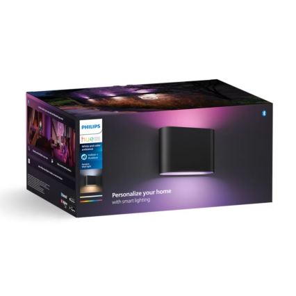 Philips - LED RGBW Prigušiva vanjska zidna svjetiljka Hue DYMERA 2xLED/10,2W/230V 2000-6500K IP44