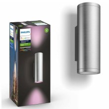 Philips - LED RGBW Prigušiva vanjska zidna svjetiljka Hue APPEAR 2xLED/8W/230V IP44