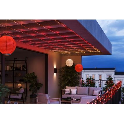 Philips - LED RGBW s mogućnošću prigušivanja, vanjski niz HUE WHITE AND COLOR AMBIANCE, 500 LED, 44,4 m, 2000–6500K, IP54