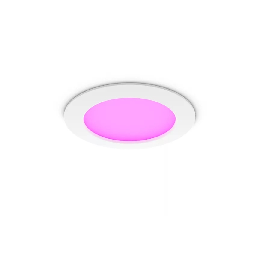 Philips - LED RGBW prigušivo kupaonsko ugradbeno svjetlo Hue SLIM LED/12W/230V 1000-20000K bijela IP44