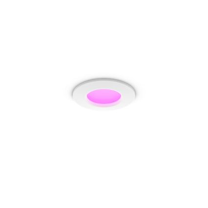 Philips - LED RGBW prigušivo kupaonsko ugradno svjetlo Hue SLIM LED/8,3W/230V 1000-20000K bijela IP44
