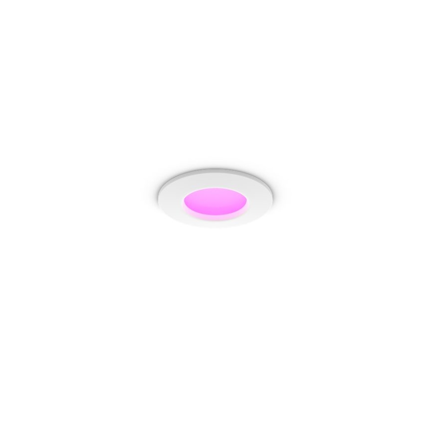 Philips - LED RGBW prigušivo kupaonsko ugradno svjetlo Hue SLIM LED/8,3W/230V 1000-20000K bijela IP44