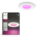 Philips - LED RGBW prigušivo kupaonsko ugradno svjetlo Hue SLIM LED/8,3W/230V 1000-20000K bijela IP44