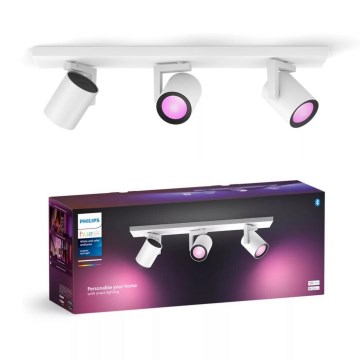 Philips - LED RGBW prigušivo ugradbeno svjetlo Hue ARGENTA 3xGU10/4,2W/230V 2000-6500K