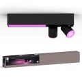 Philips - LED RGBW prigušivo ugradbeno svjetlo Hue CENTRIS 2xGU10/4,2W/230V + LED/11W 2000-6500K